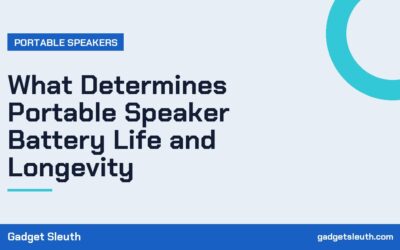 What Determines Portable Speaker Battery Life and Longevity
